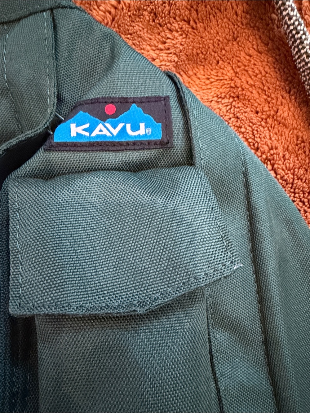 Kavu Teal Crossbody Sling Bag in Deep Teal - Picture 3 of 8